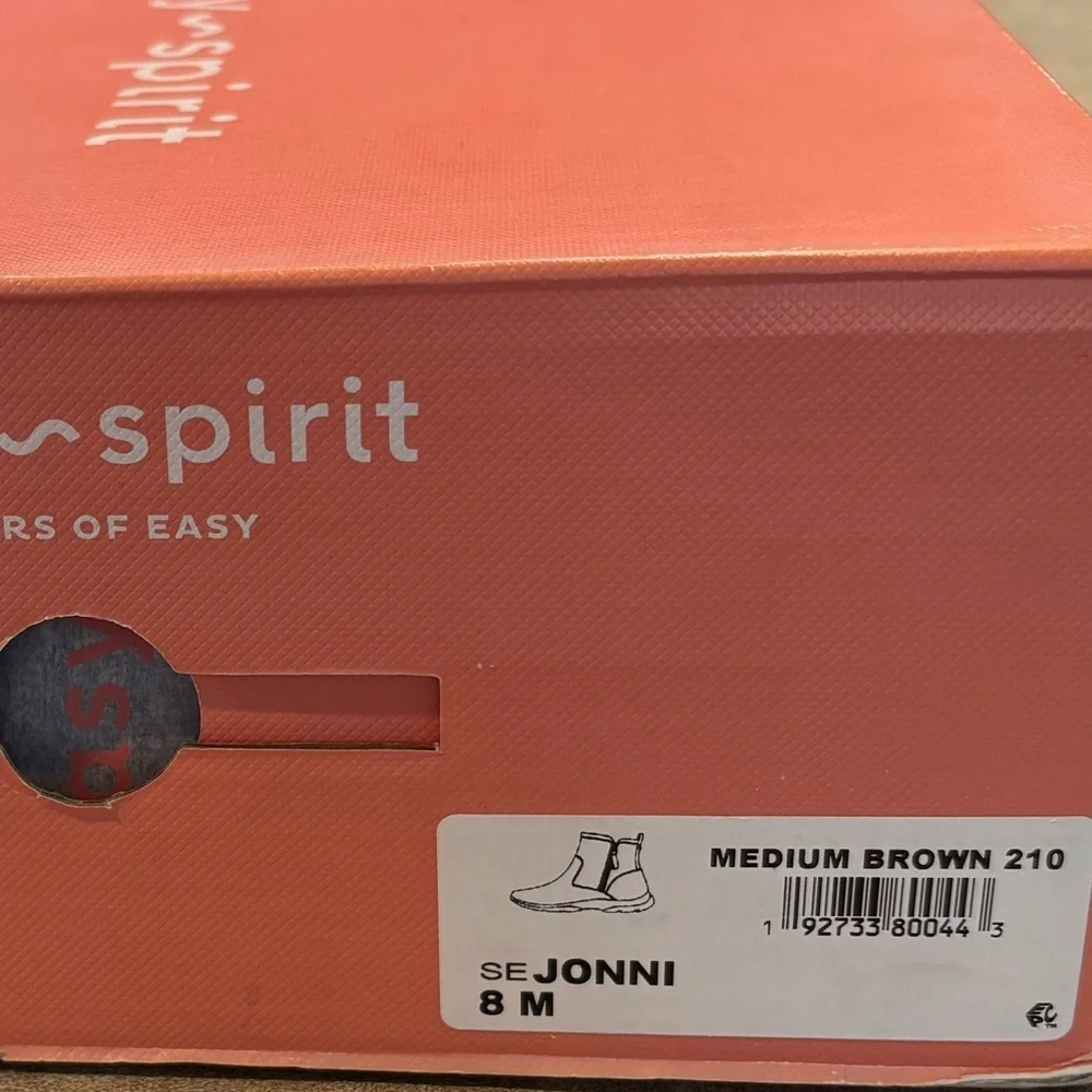 Easy Spirit Jonni Suede Leather Ankle Boots Side Zip NWT Size 8M